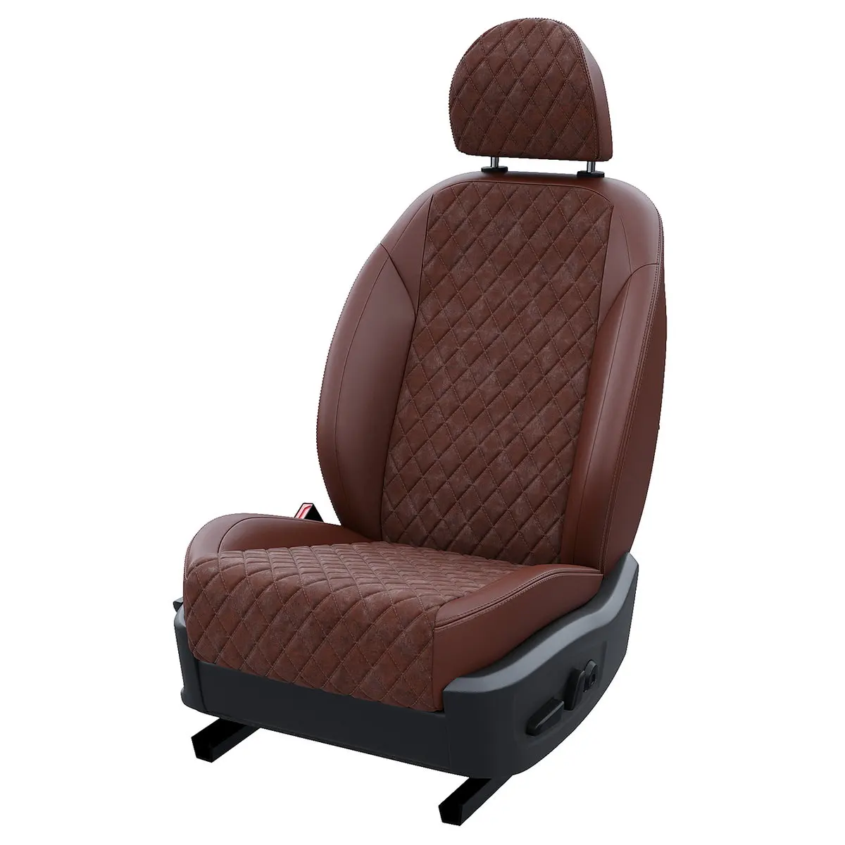 Чехлы на Фольксваген Пассат B8 8 2014-2024 Алькантара с ромбом