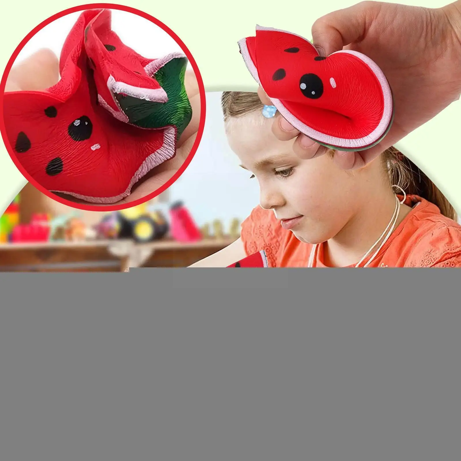 

Soft Watermelon Cream Squeeze Toy Cute Squishy Kids Toys Relieve Stress Anti-pressure Adult Toys Simulation Fidget F S3q5
