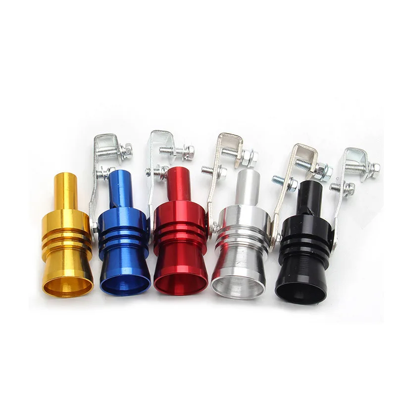 

Universal Motorcycle Exhaust Pipe Sounder Accessories Aluminum Alloy Car Sound Wave Imitator Turbo Whistle Various Colors
