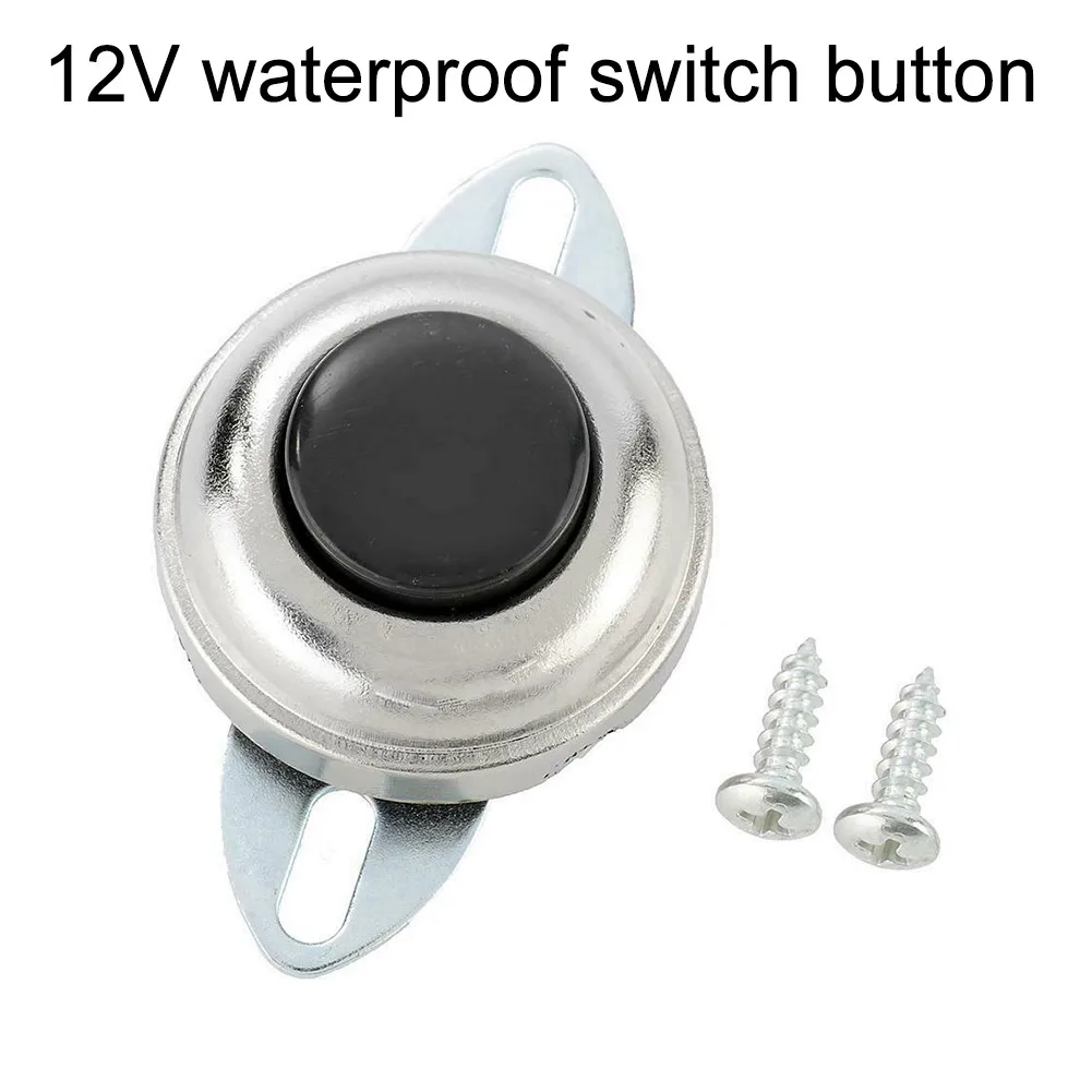 

1 Pc 12V Waterproof Switch Push Button Car Boat Track Horn Engine Start Starter Engine Start Starter Switch Car Accessories