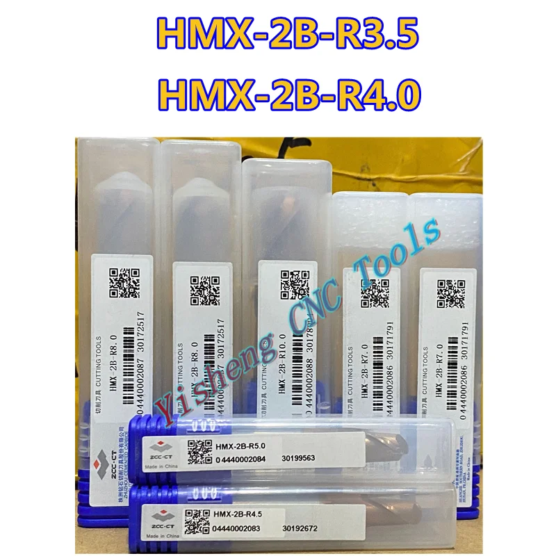 

10pc 68HRC ZCC CT HMX-2B-R3.5 HMX-2B-R4.0 solid carbide 2 flute ball nose NANO coated end mill cnc milling cutter