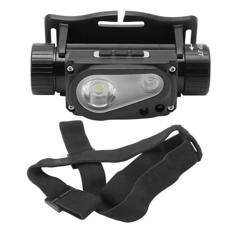 

LED Headlamp Rechargeable Powerful Sensor Headlamp 5 Gears IPX4 Waterproof Type C Charging Headlamp Flashlight Outdoor Camping
