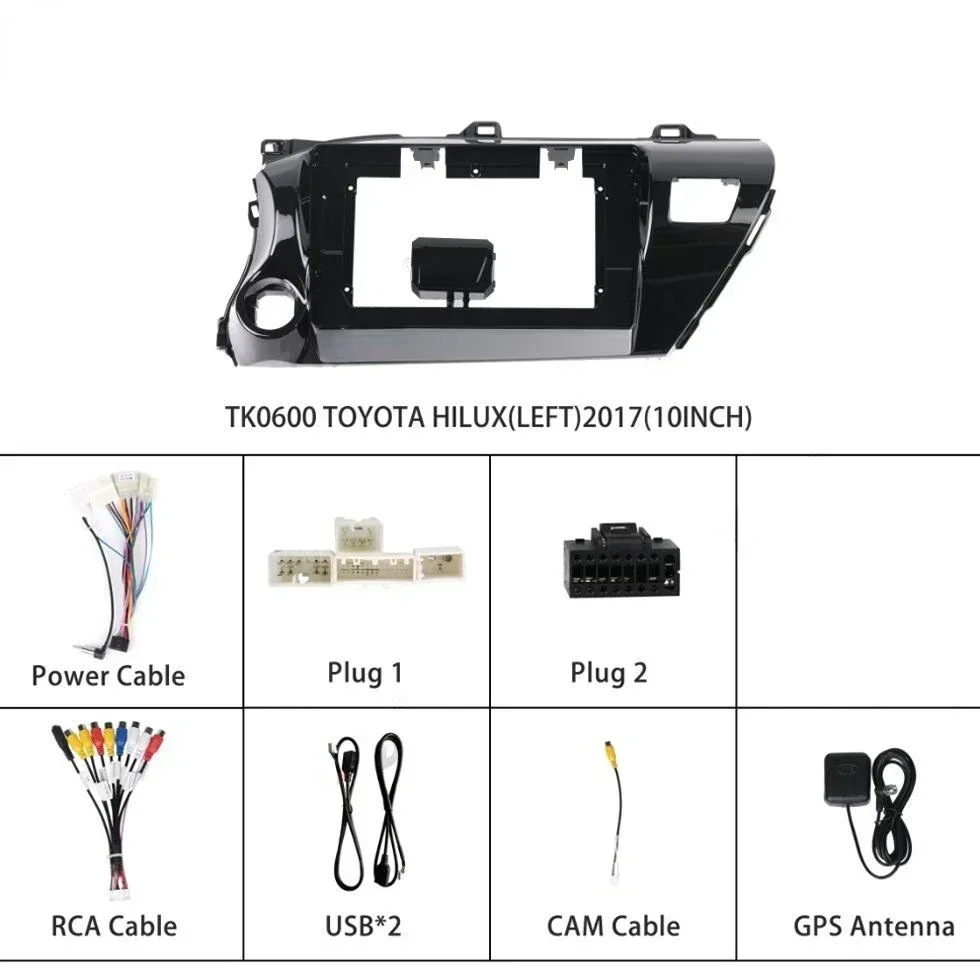 Новый продукт для Toyota Fortuner Hilux 2005-2007 Авто Ac Автомобильная пластиковая рамка