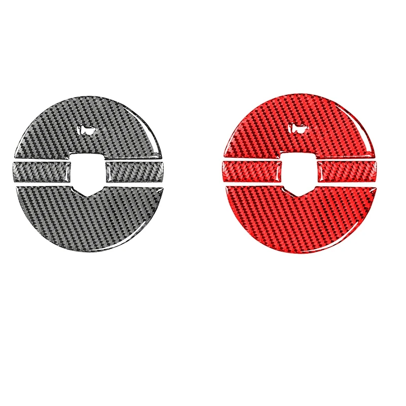 

Автомобильные аксессуары для Dodge Challenger 2008 2009 2010 кнопки рулевого колеса из углеродного волокна Панель отделка крышка наклейка