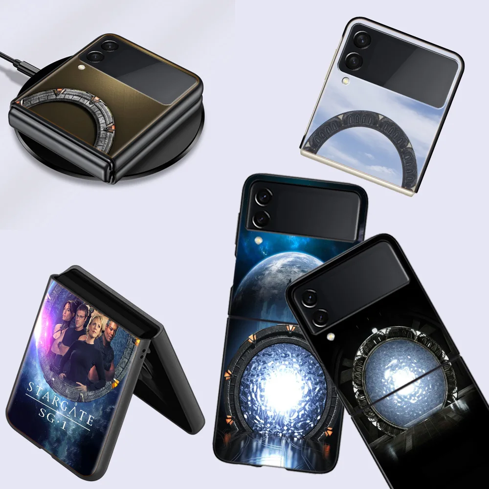 Чехол для мобильного телефона Stargate Atlantis Samsung Galaxy Z Flip 6 5G 5 4 3 черный чехол из