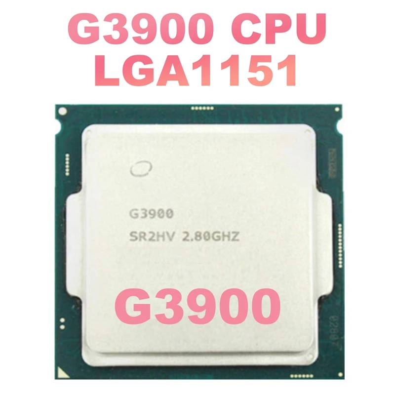 

G3900 двухъядерный процессор 2,8 ГГц LGA1151 CPU для B250 B250C BTC Майнер материнская плата для Celeron