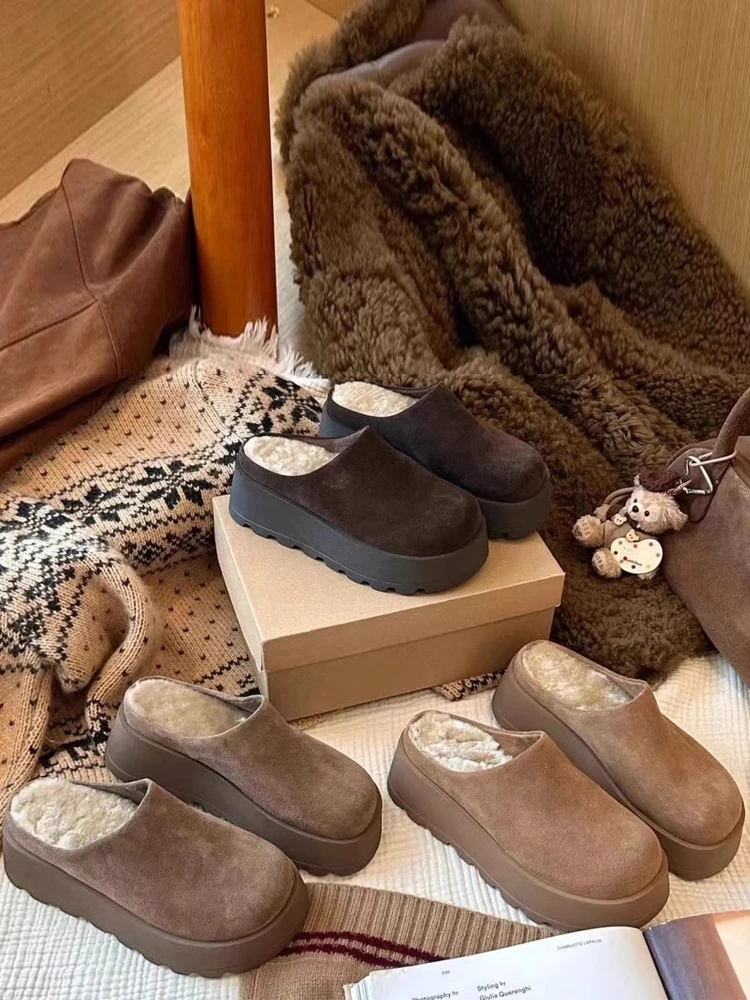 Повседневные шлепанцы на квадратном каблуке с закрытым носком для женщин 2024