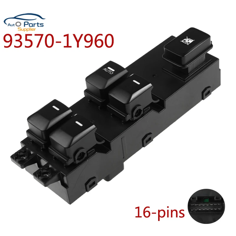 New 93570-1Y960 935701Y960 Front Left Driver Side Electric Power Window Switch For Kia Picanto