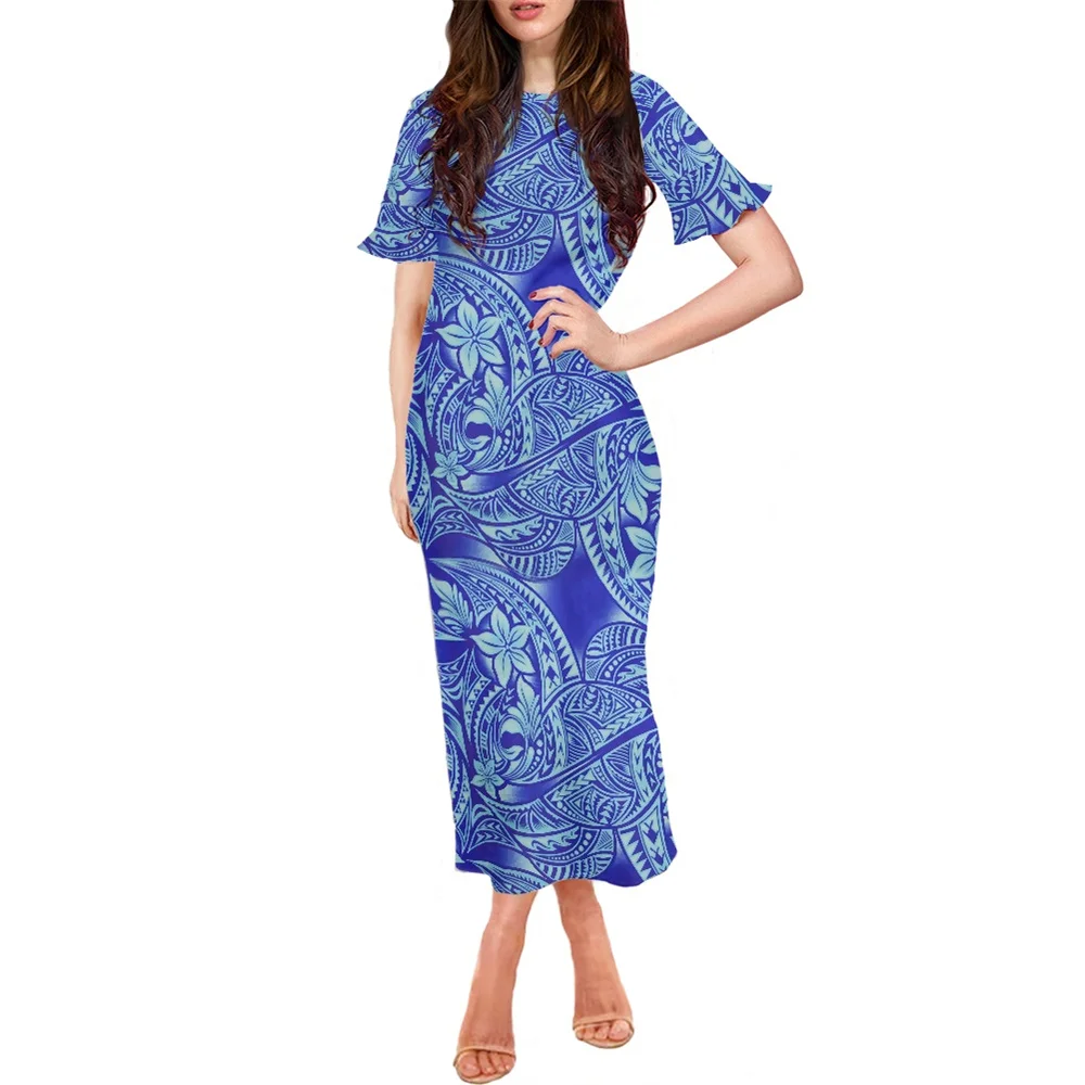 

Платье-макси с коротким рукавом и цветочным принтом