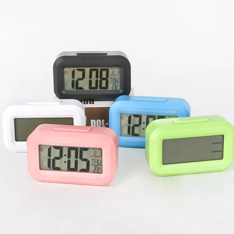 

LED Clock Digital Alarm Clock Electronic Digital Clock Desktop Clock for Home Office Backlight Snooze Calendar Desk Clocks