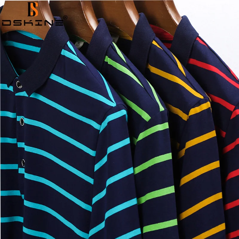 

Brand Stripe Embroidery Cotton Mens Polo Shirt Short Sleeve Summer Business Casual Breathable High Quality Fashion Men Clothing