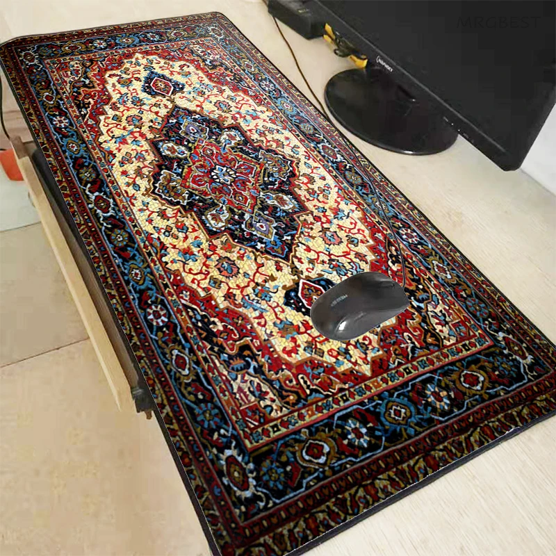 

Persian Carpet Mouse Mat Xl Keyboard Pc Accessories Desk Pad Computer Mat Laptop Office Carpet Nootbook Office Tables Play Mats