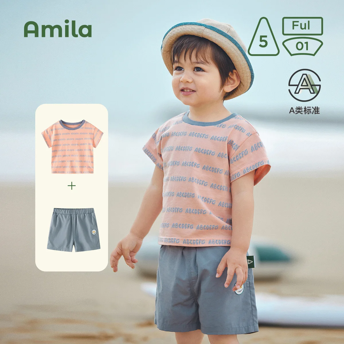 

Boys Clothes Summer Fashion Children Tracksuit T-shirt Shorts Suit Kids Outfit Baby Boys