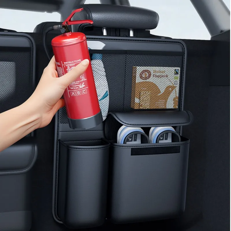 

Высококачественный кожаный Автомобильный задний фонарь, Мульти карманный органайзер для багажника автомобиля, аксессуары для хранения и поддержания порядка в интерьере