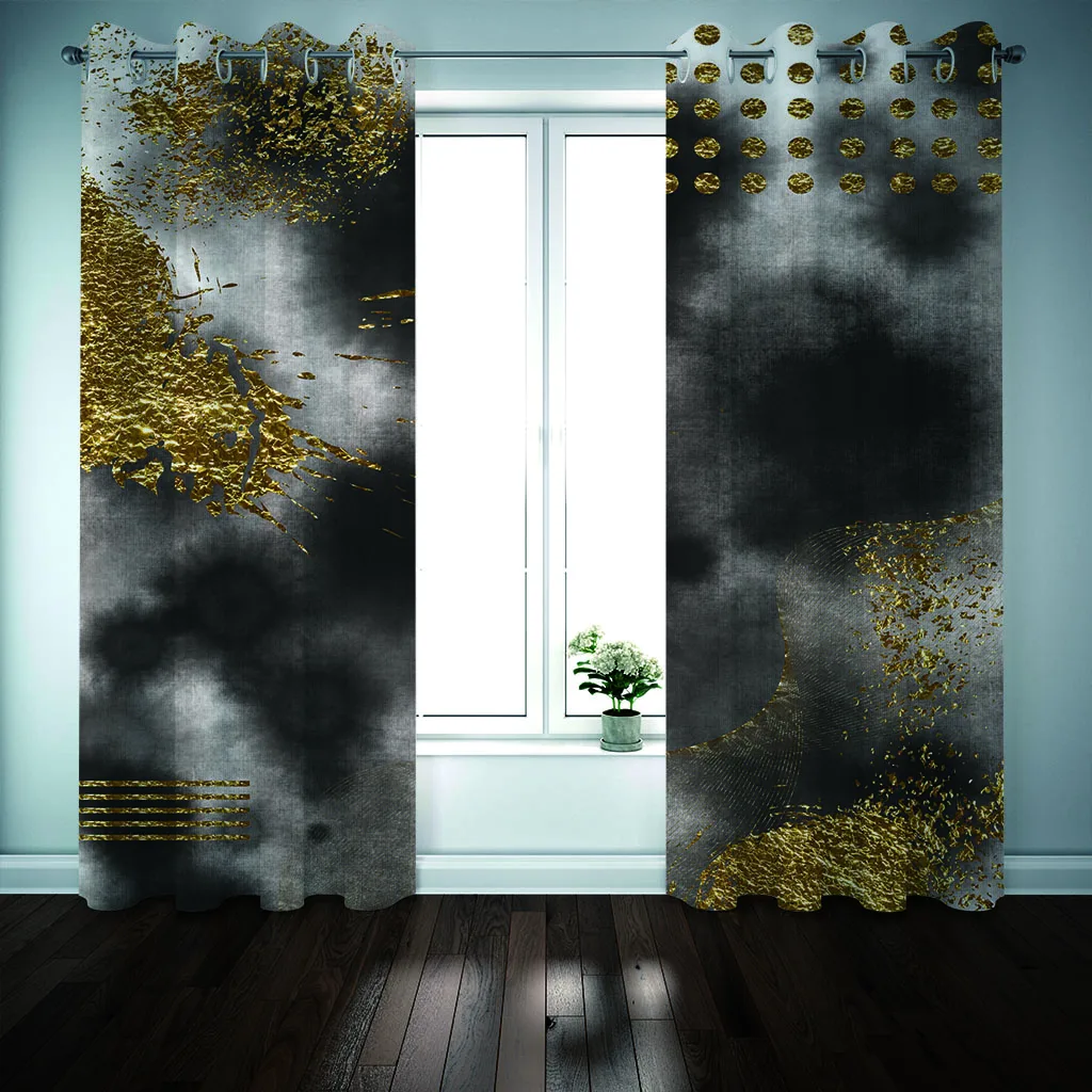 Роскошное украшение для гостиной HUANZHUANG креативные золотистые и серые