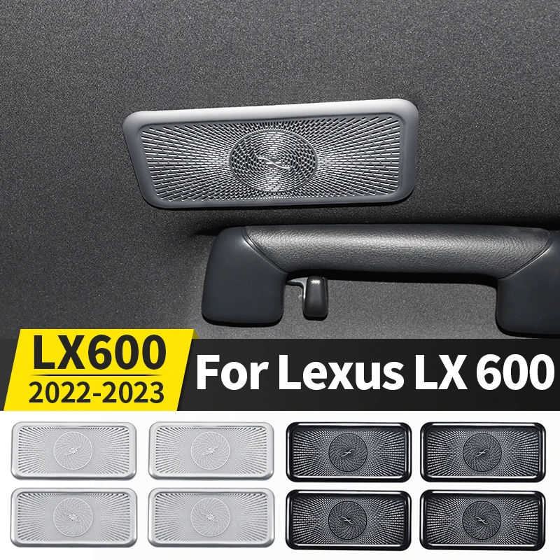 

Для 2022 2023 Lexus Lx600 крышной громкоговоритель клаксон рамка LX 600 интерьер модернизированная нержавеющая сталь аксессуары модификация