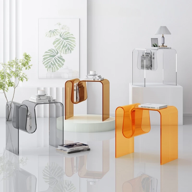 Роскошные Прозрачные Акриловые Журнальные столики Скандинавская гостиная