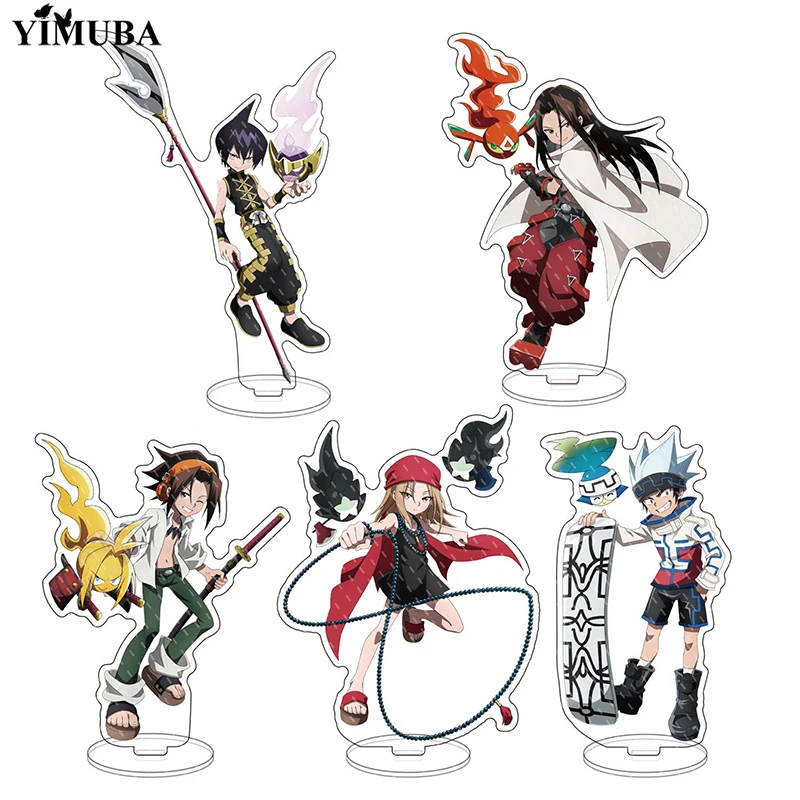 Классическая подставка в стиле аниме «Король шамана», модель тарелки Асакура, Yoh, Kyoyama, Anna, Horohoro, акриловая фигурка, стоячий знак, брелок для ключей, подарок для косплея