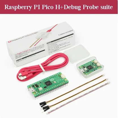 Оригинальный налагодный зонд Raspberry PI 5 последовательная связь Pico USB-отладчик SWD UART