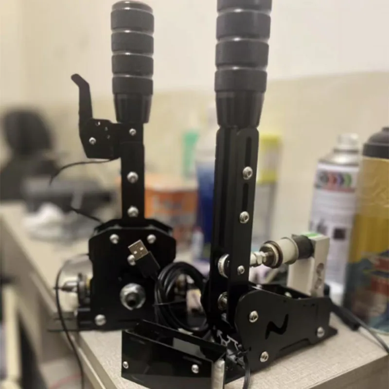Фото Sim Racing Games PC USB Sequence Shifter Ручной тормоз для Logitech G29/G27/G25 Thrustmaster T300RS/GT База рулевого колеса №3