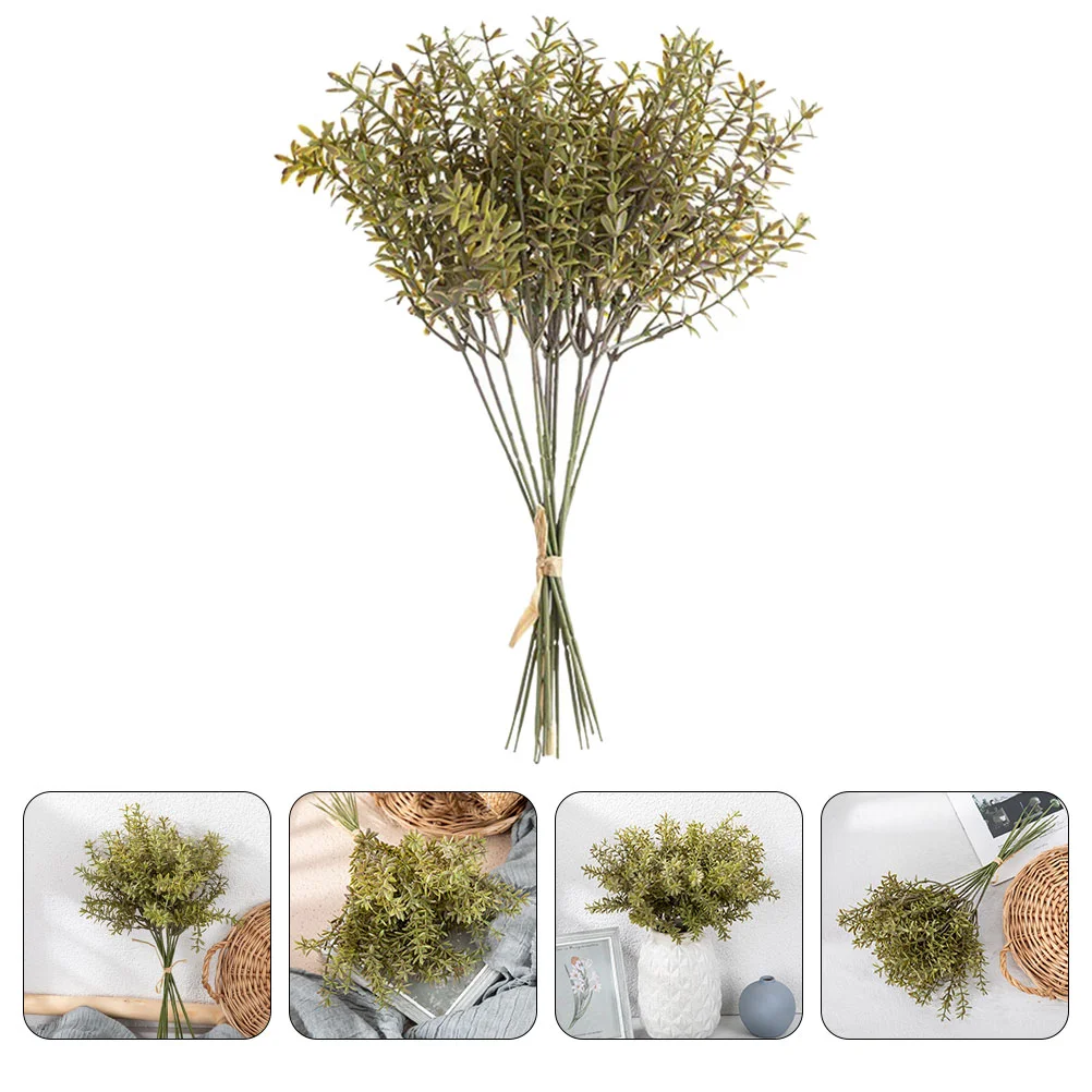 

Flower Licorice Fake Bouquetflowersartificial Dried Arrangement Green Pampas Bouquets Craftonion Fluffy Rabbit Faux Taildecors