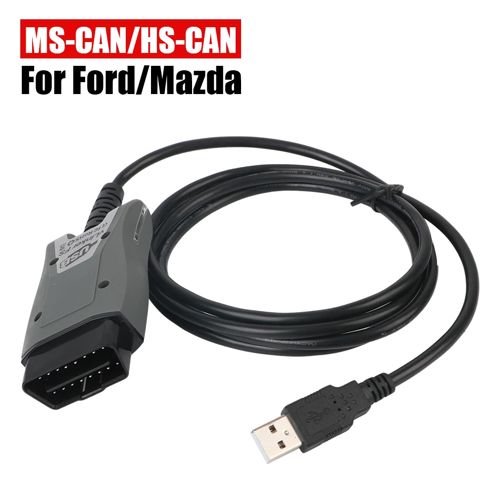 Автомобильный диагностический сканер для Ford FORScan VLinker FS USB ELM327 ELM 327 OBD 2