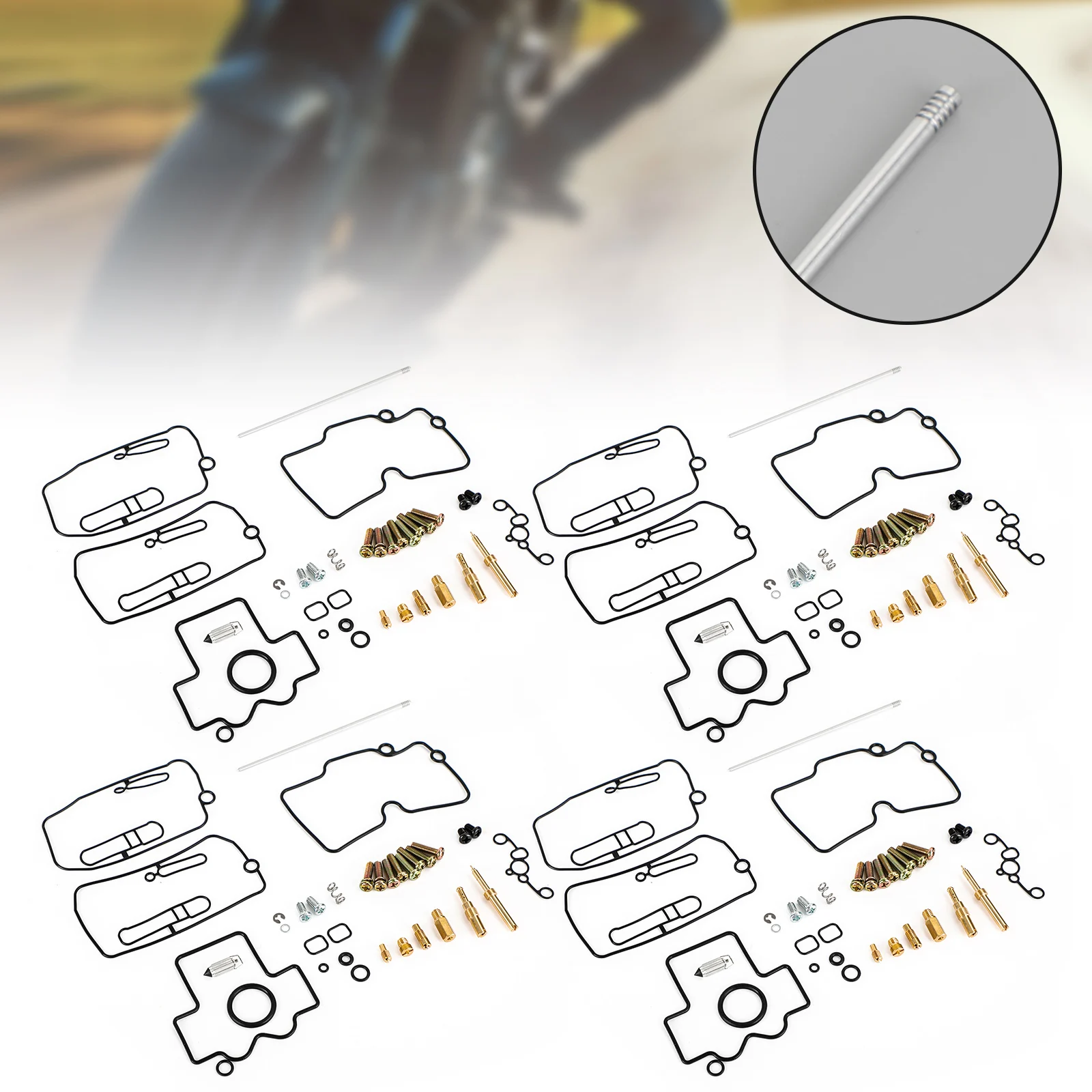 

Artudatech 4X Carburetor Carb Rebuild Repair Kit fit for Yamaha YFZ450 2004-2009