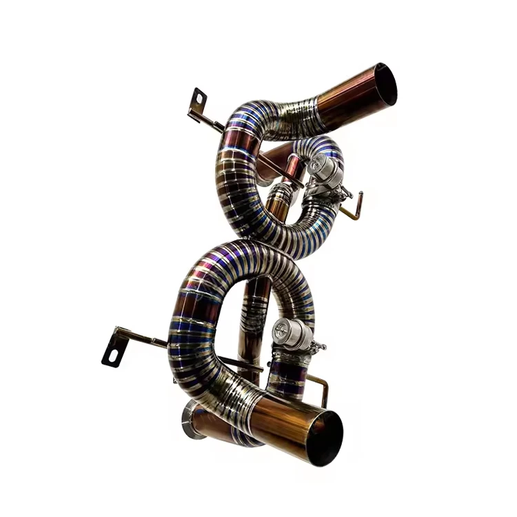 Xinaote Титановая выхлопная система с прямой трубой и клапаном для LAMBORGHINI SVJ