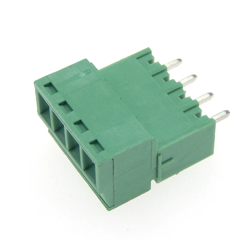 5 компл. 15EDG 4-контактный шаг 3 81 мм прямоугольный винтовой клеммный блок разъем +