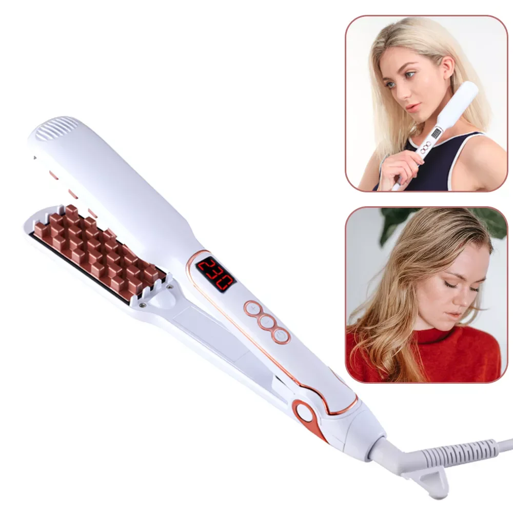 

Профессиональный Выпрямитель для волос, керамический паровой утюжок для выпрямления, Плойка для укладки волос