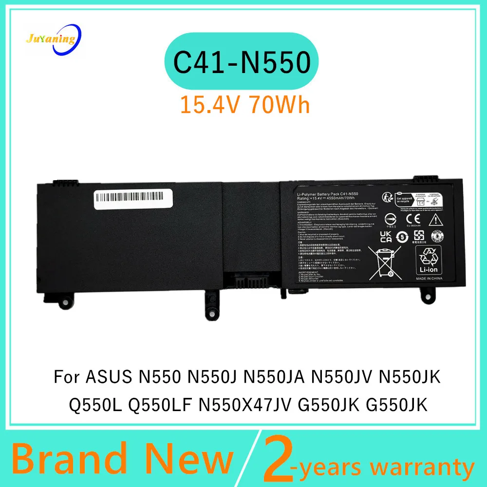 Фото Аккумулятор C41-N550 для ноутбуков ASUS Q550L Q550LF G550 G550J G550JK N550 N550J N550JK N550JV N550JK-DS71T №1