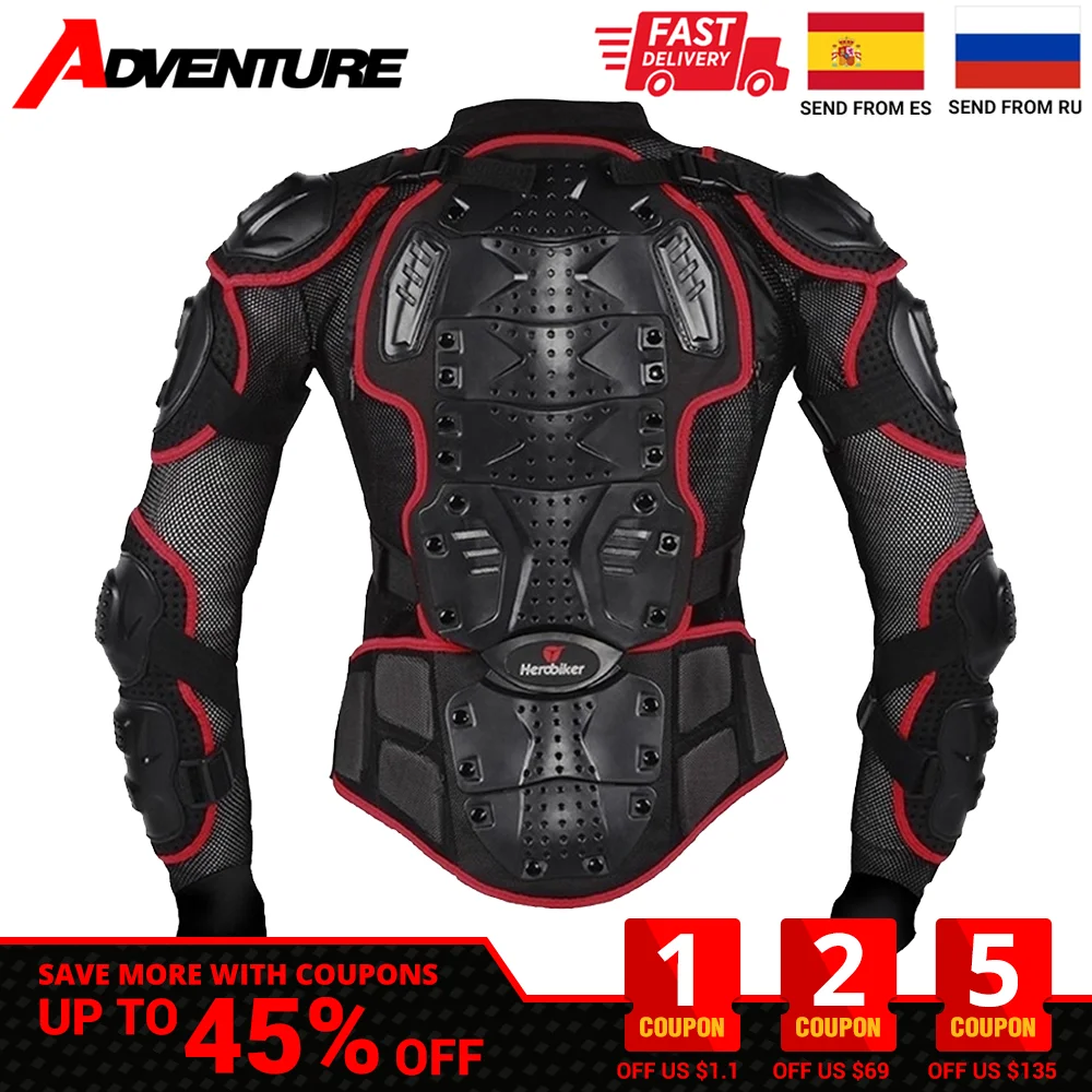 

Motorcycle Body Armor Motorcycle Jacket Men Moto Protective Body Protector Riding Motocross Racing Armor Waterproof Size S-5XL