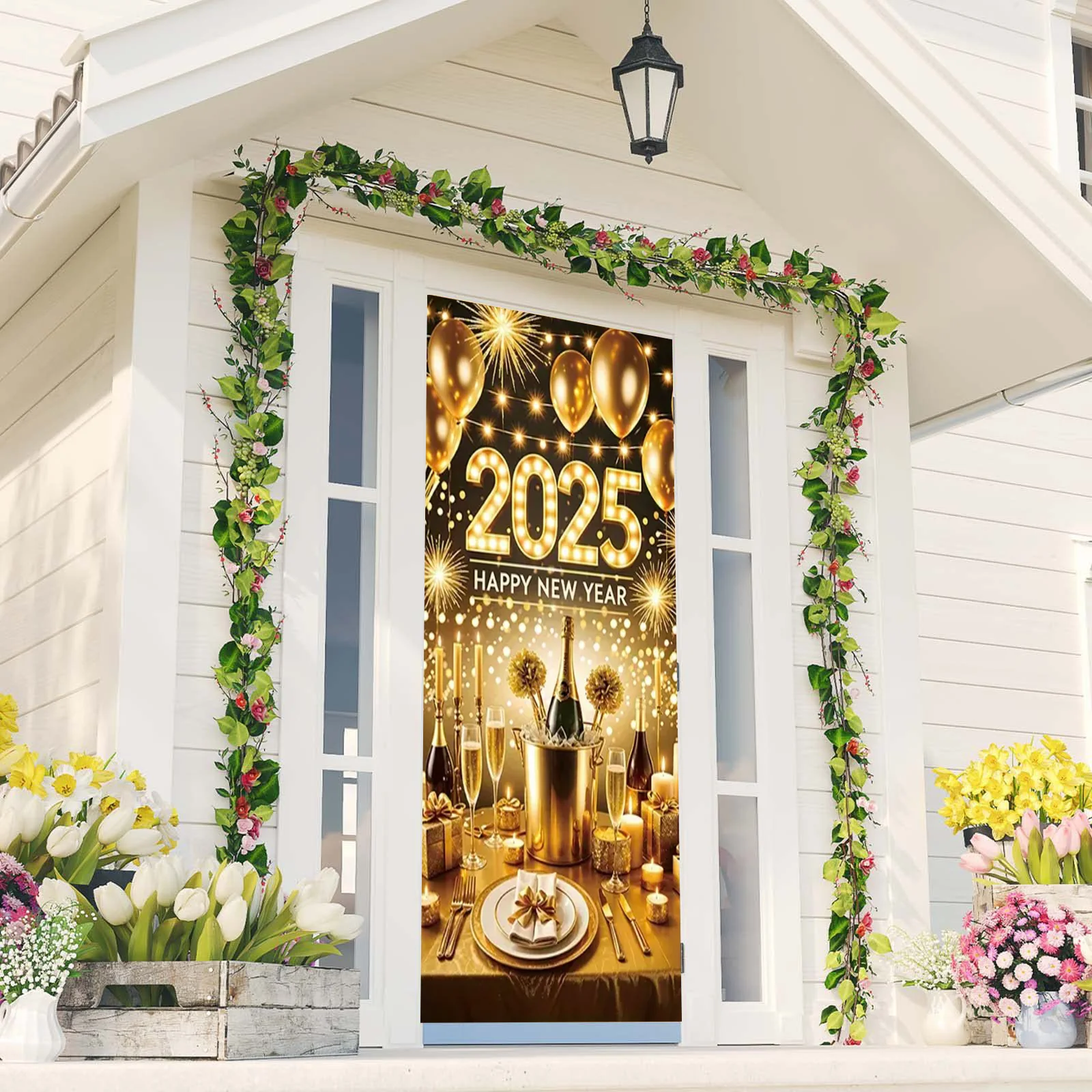 Праздничный виниловый фон &quotС Новым годом&quot