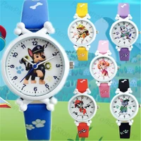 2022 paw patrol chase marshall everest digital watch action figure childrens electronic waterproof watch toy boy girl kids gift