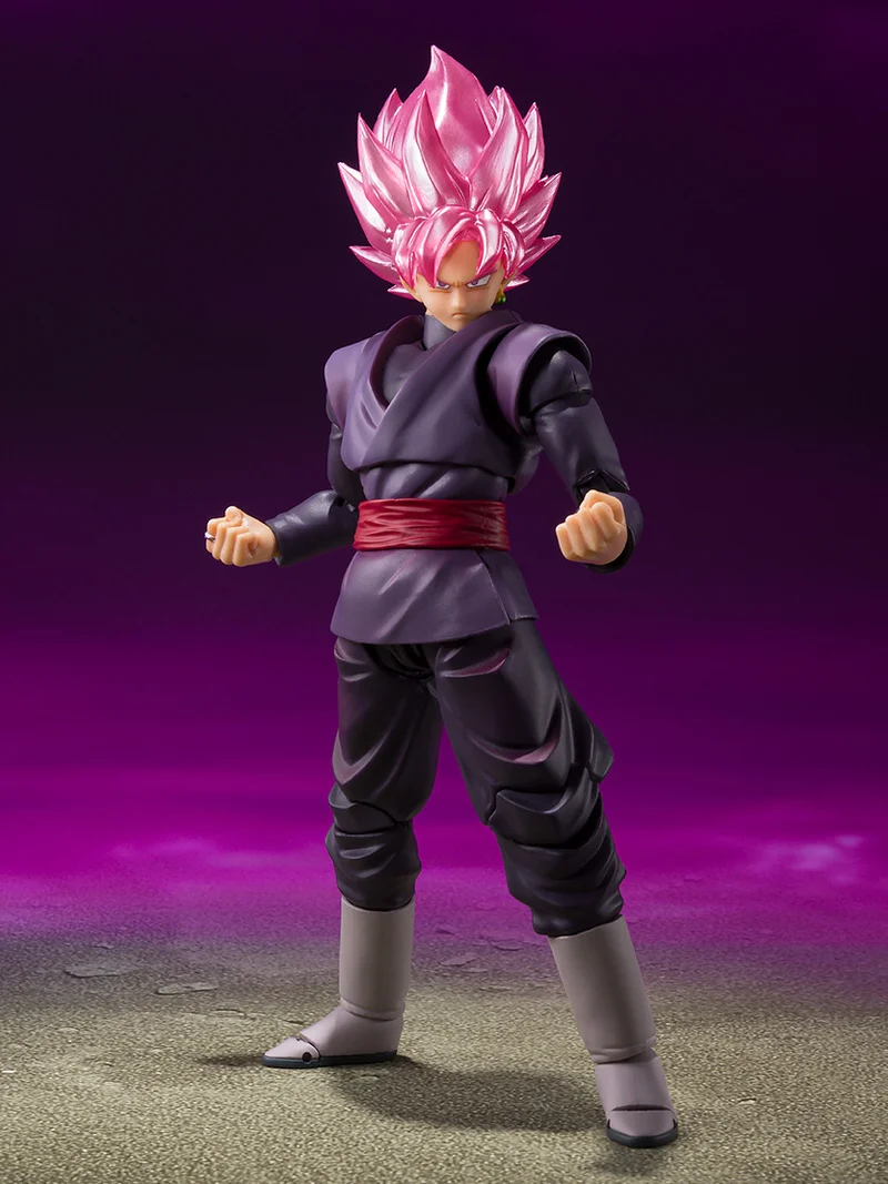 BANDAI S.H.Figuarts Original SHF Dragon Ball Super Zamasu Black Goku 5 дюймов фигурки героев рождественские