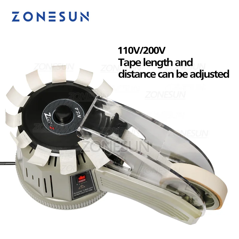 

ZONESUN диспенсер для ленты/Диспенсер для упаковочной ленты шириной 3-25 мм, лента длиной 13-60 мм