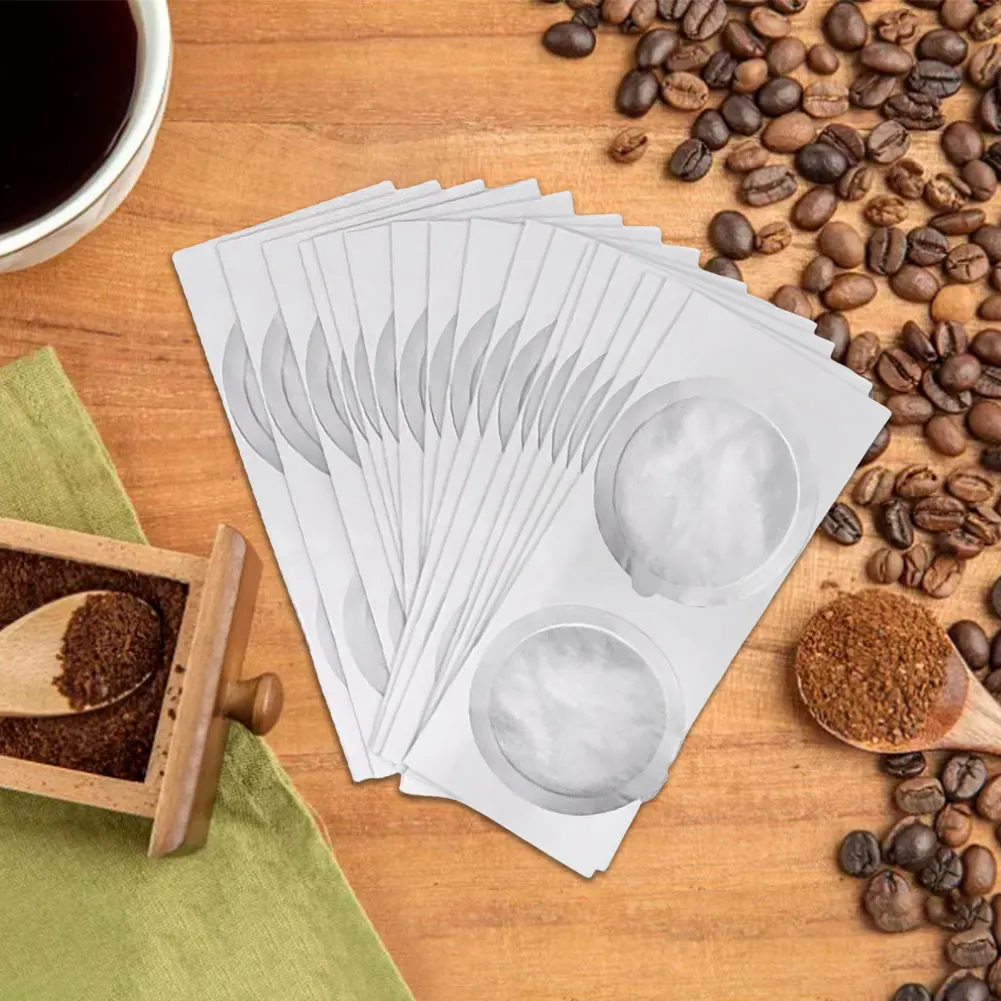 10/20 шт. одноразовые алюминиевые наклейки для кафе Vertuo Cafe Machine