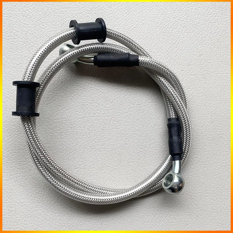 

Длина 40-150 см Гидравлический тормозной шланг Универсальный тормозной шланг Стальной тормозной трос Головка банджо с обеих сторон 28 ° Для мотоцикла