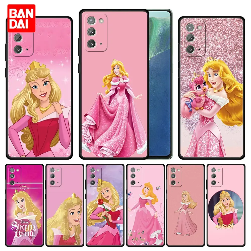 

Belle Disney Princess Aurora Phone Case for Samsung Galaxy A51 A52 A03 A13 A31 A32 A50 A70 A71 Note 20 Ultra 5G Funda Cover Capa
