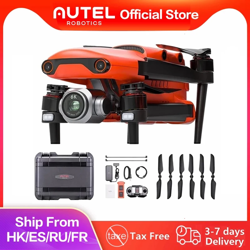 

PODAROCHEK 1Autel Робототехника EVO II Pro 6K HD Камера 3-осевому гидростабилизатору 40 минут времени полета Квадрокоптер с дистанционным управлением Drone ...