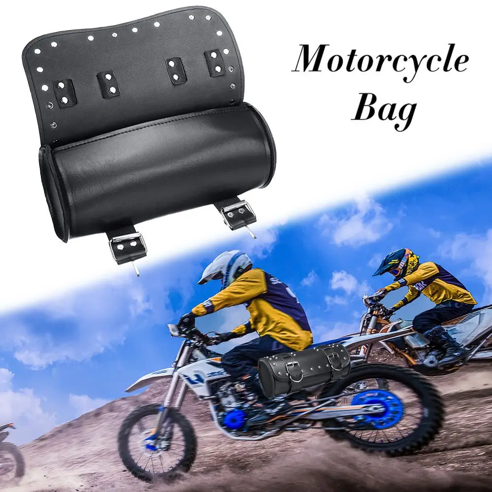 

Outdoor Motorcycle Kit Rider Bag PU Leather Saddlebags Fork Tail Tool Bag Motorcycle Bag Motorcycle Side Bag
