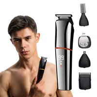 suttik waha hair trimmer waterproof men grooming electric nose ear hair clippers ipx6 water washable beard trimmer kit for men