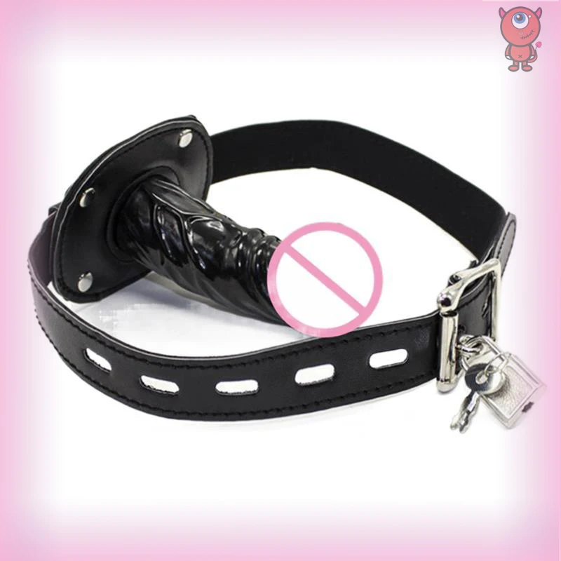 Товары для подчиненных в BDSM: открытый рот фиксатор-удушитель, силиконовый фаллоимитатор-затычка-пенис, фетиш-игрушки для связывания и игр в секс для взрослых 18+.