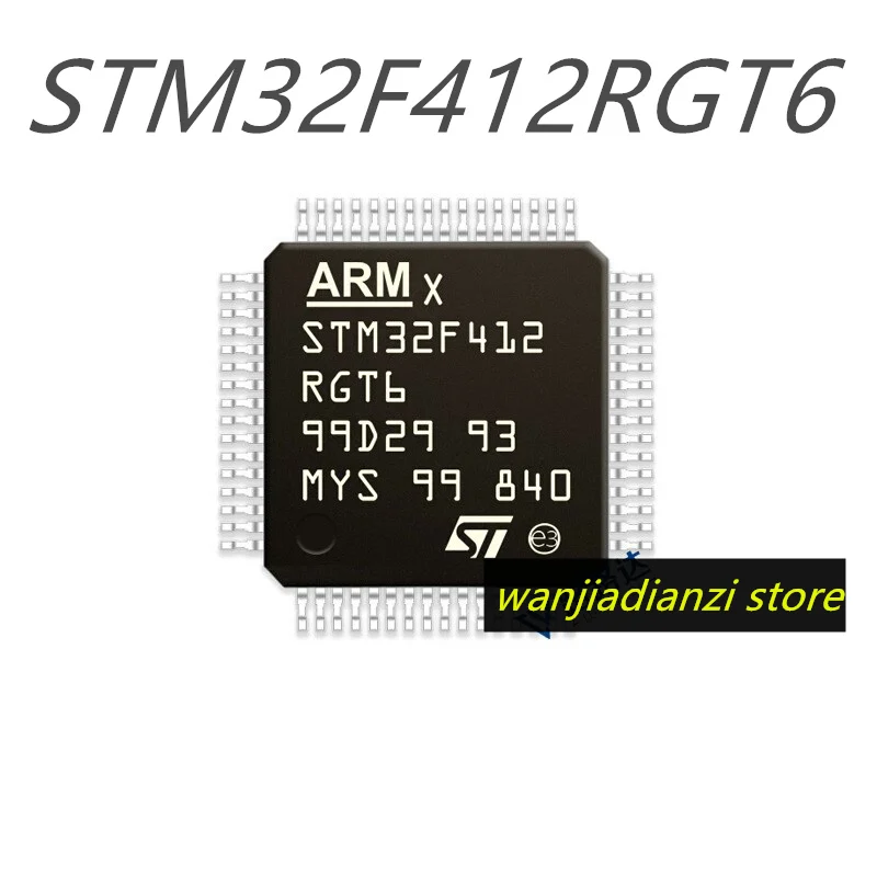 

100% New Original STM32F412RGT6 lqfp-64 Chip 32-bit microcontrollers STM32F412 single chip MCU RGT6 LQFP64