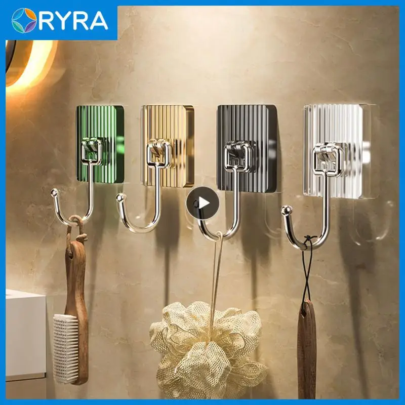 

Настенный крючок, 1 шт., крючок для чистящей сумки, пластиковый креативный крючок в роскошном стиле