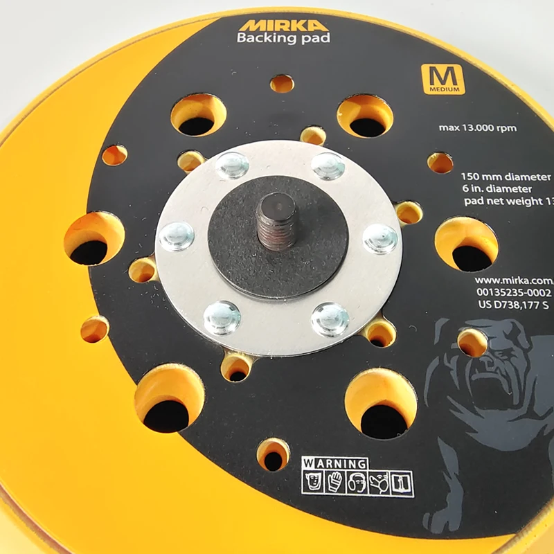 6-дюймовый лоток для шлифовальной машины круглый самоклеящийся шлифовальный