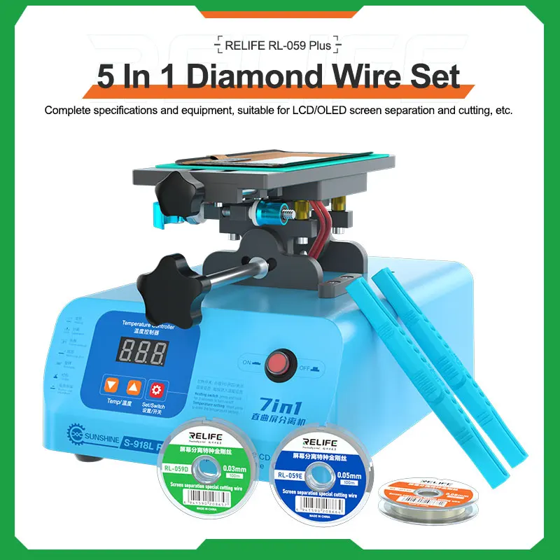 Режущая проволока для разделения ЖК-экрана 5 в 1 0 03/0 05/0 08 мм