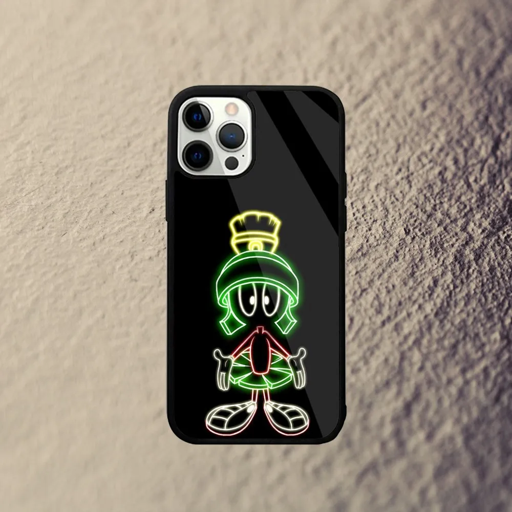 Чехол для телефона M-Marvin The-Martian iPhone 15 14 13 12 11 Plus Pro Max Mini Magsafe с магнитной