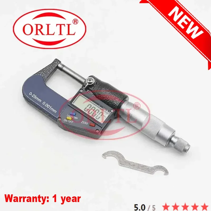 ORLTL измерительные инструменты Common Rail 0 001 мм 0-25 цифровой микрометр для DENSO BOSCH DELPHI CAT