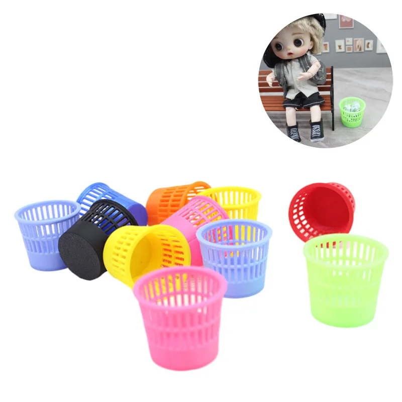 1 шт. миниатюрная корзина для хранения кукольного домика 1:12